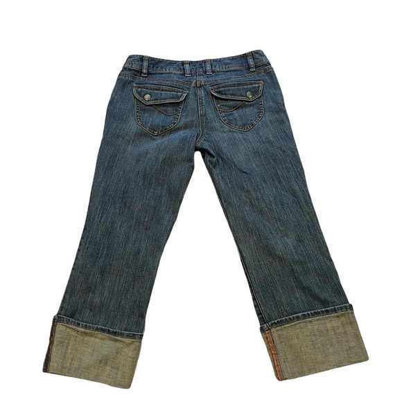 Loft  Marisa Cropped Mid Rise Cuffed Hem Jeans - Picture 3 of 10